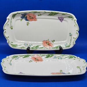 Villeroy & Boch  Amapola  12" Rectangle Trays Set of 2